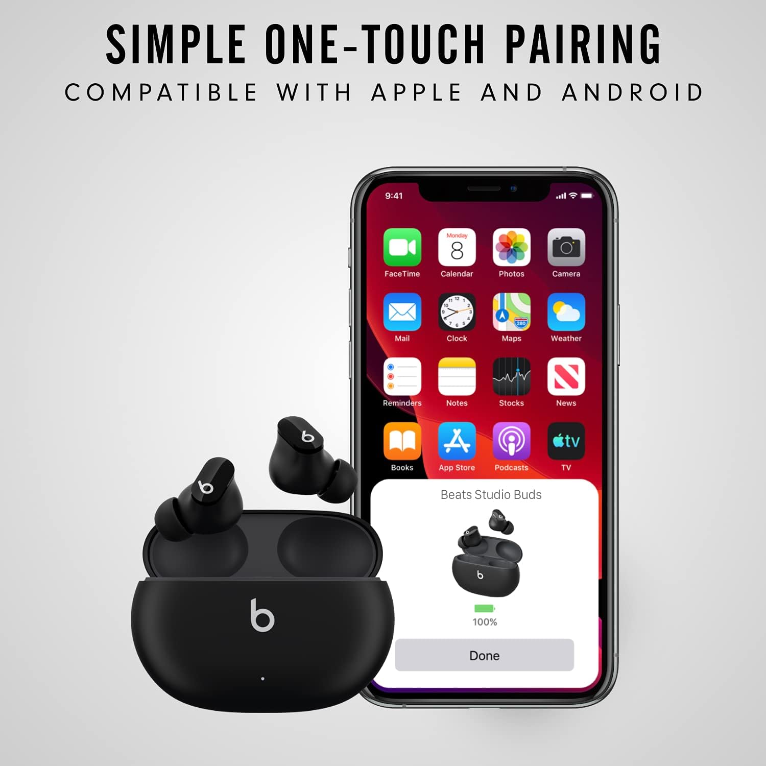 Beats Studio Buds with AppleCare+ for Headphones (2 Years) - Black