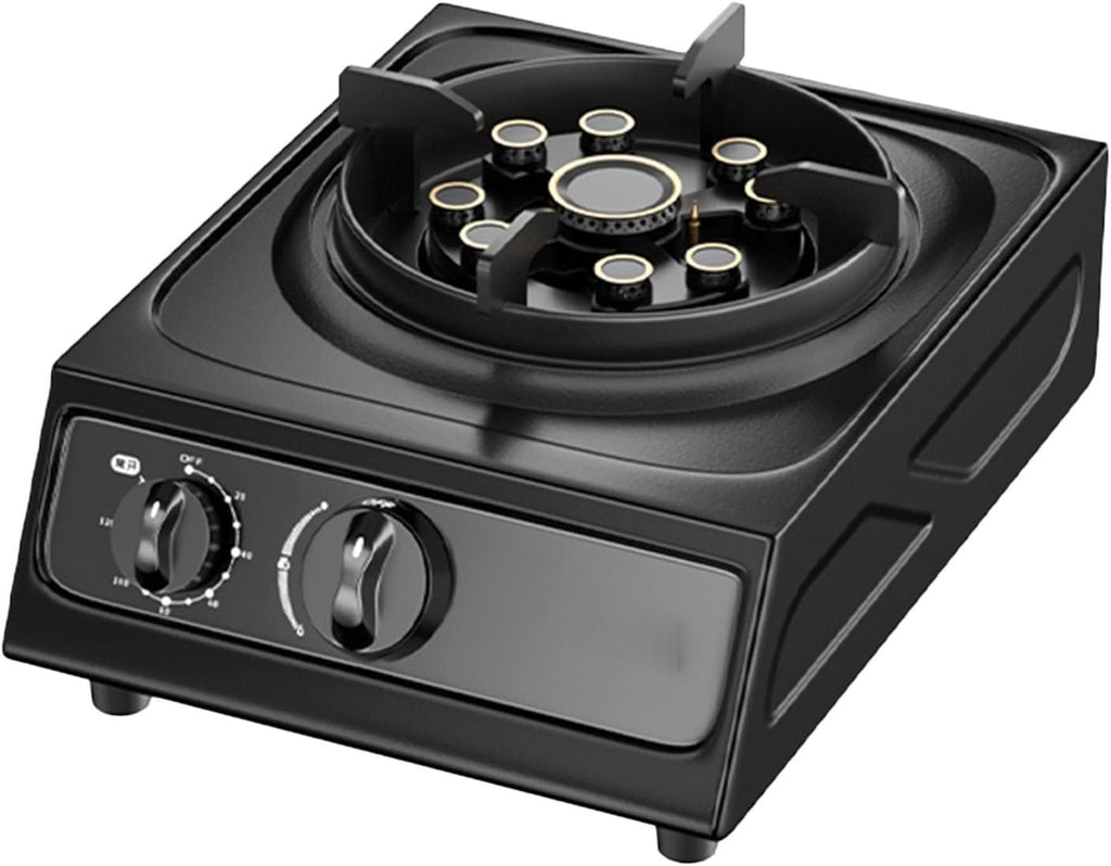 Portable Gas Stove,Cassette Stove,Max 17742.4BTU Single Burner Cassette Stove Piezo-Ceramic Ignition,for Camping Cooking Car Travel Home and Apartment (Color : NG, Size : Style 2)