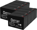 ML9-12 - 12 Volt 9 AH SLA Battery - Pack of 8