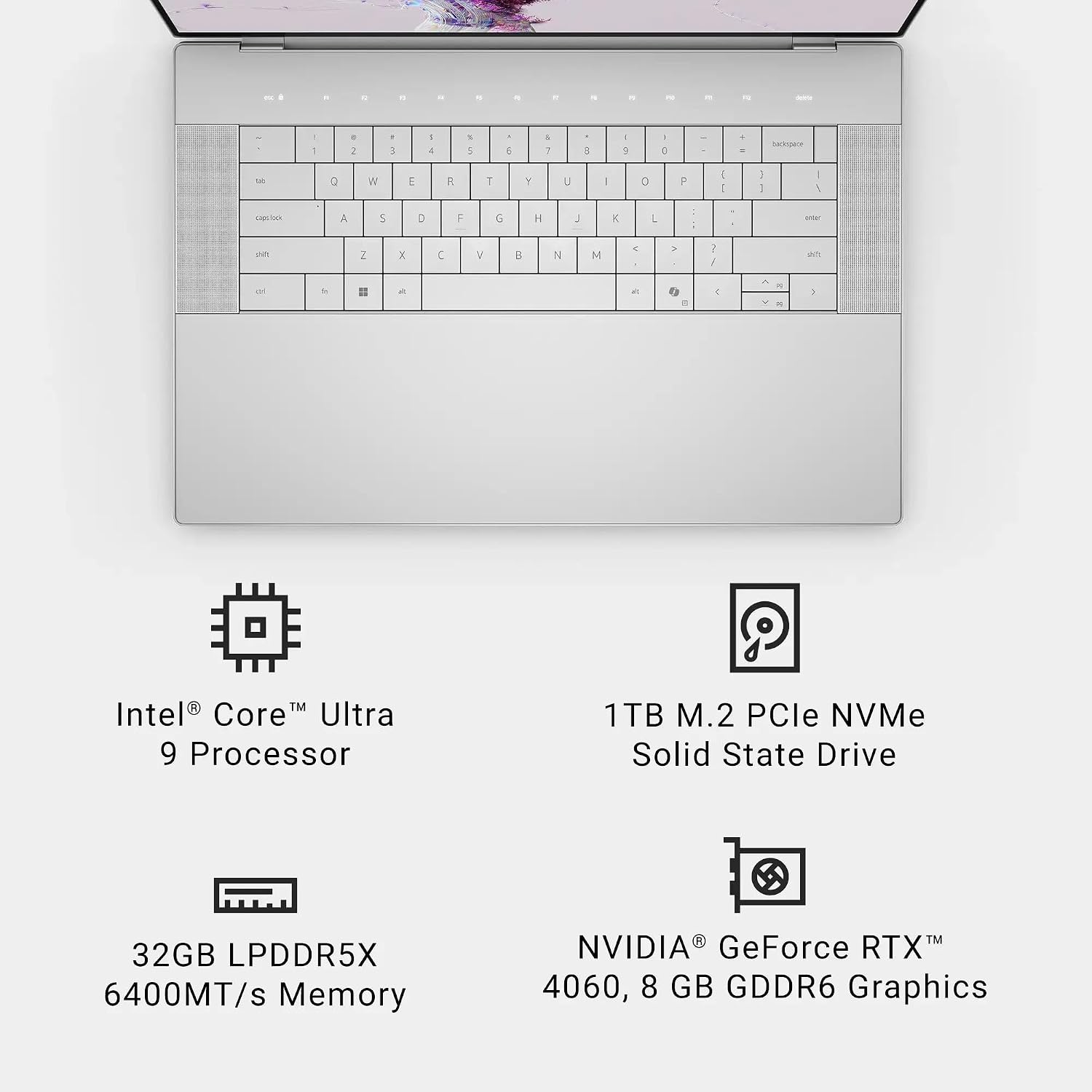 Dell XPS 16 AI Powered OLED UHD Touchscreen Laptop • Intel Core Ultra 9 185H • GeForce RTX 4060 (Windows 11 Home, 32GB DDR5X RAM • 1.5TB)
