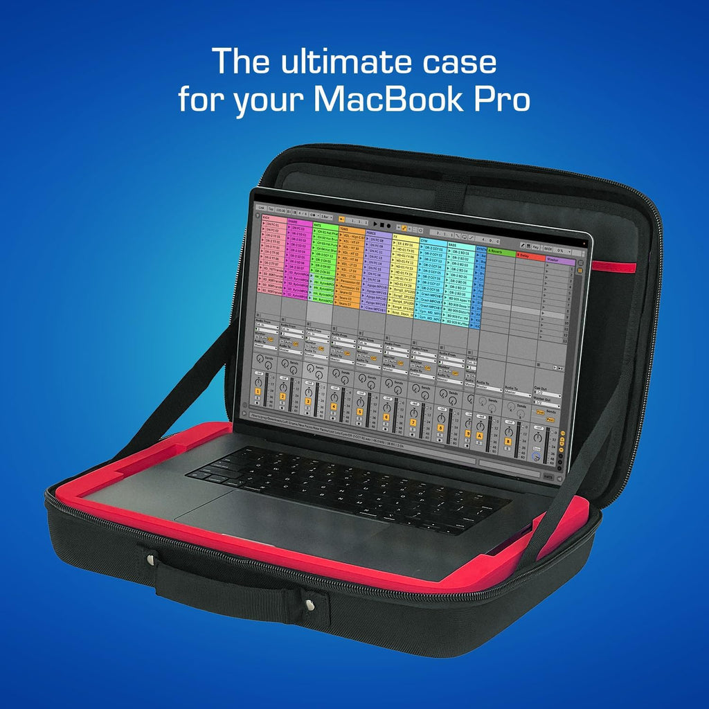 Analog Cases 16' MacBook Pro Hard Shell Case, Compatible with 2020-2024 M1 / M2/ M3 16-Inch MacBook Pro Laptop, Shock Absorbent Padded Hardshell Case