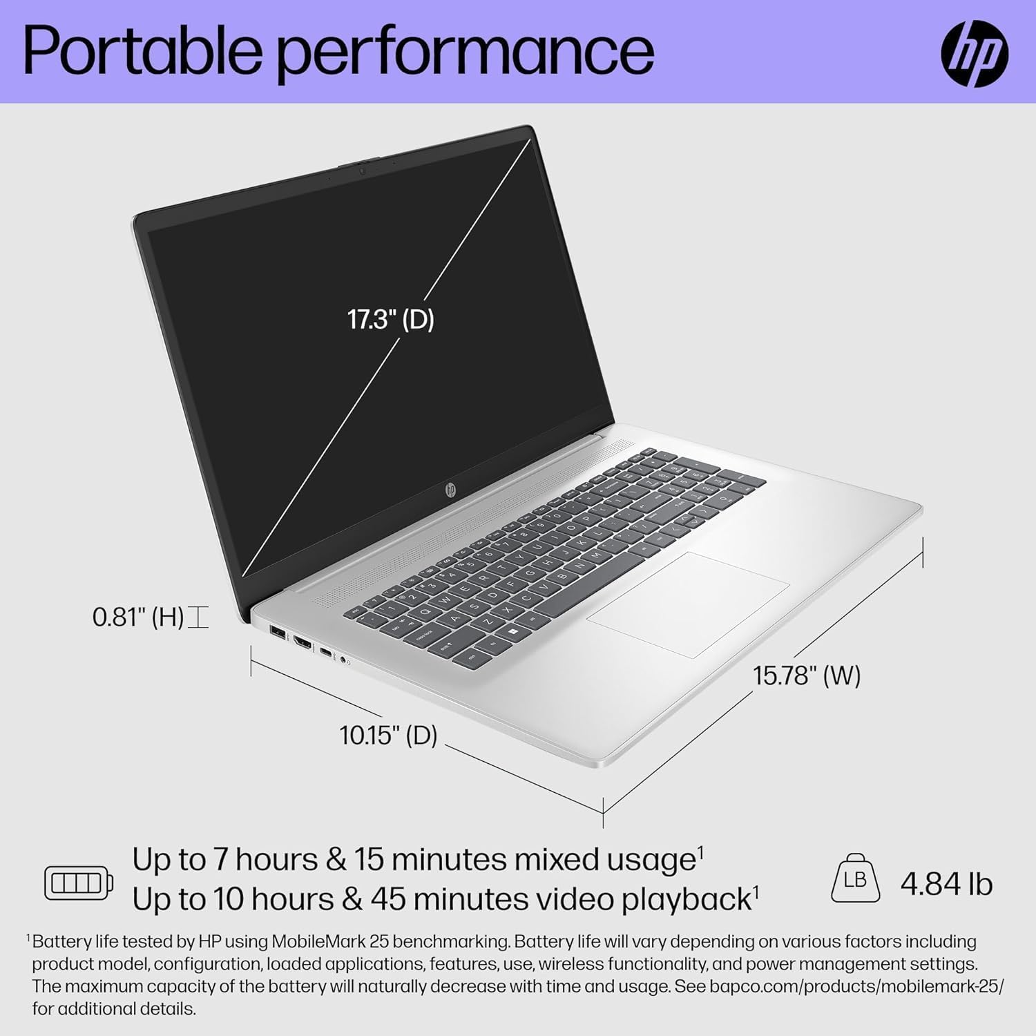 HP 17 Laptop w/Bluetooth Mouse (17.3' HD+ Touchscreen, Intel 10-Core i7 150U (> Ultra 5 125U), 16GB RAM, 1TB SSD) for Business, Home, Students, Narrow Bezel, Webcam, Fast Charge, Wi-Fi 6, Win 11 Home