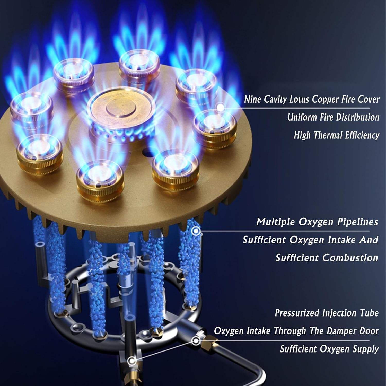 Propane Stove 2 Burners Portable Propane Stove,24566.4BTU High Power Stainless Steel Gas Cooktop for RV Outdoor Kitchen and Apartment (Color : LPG, Size : Style 1)