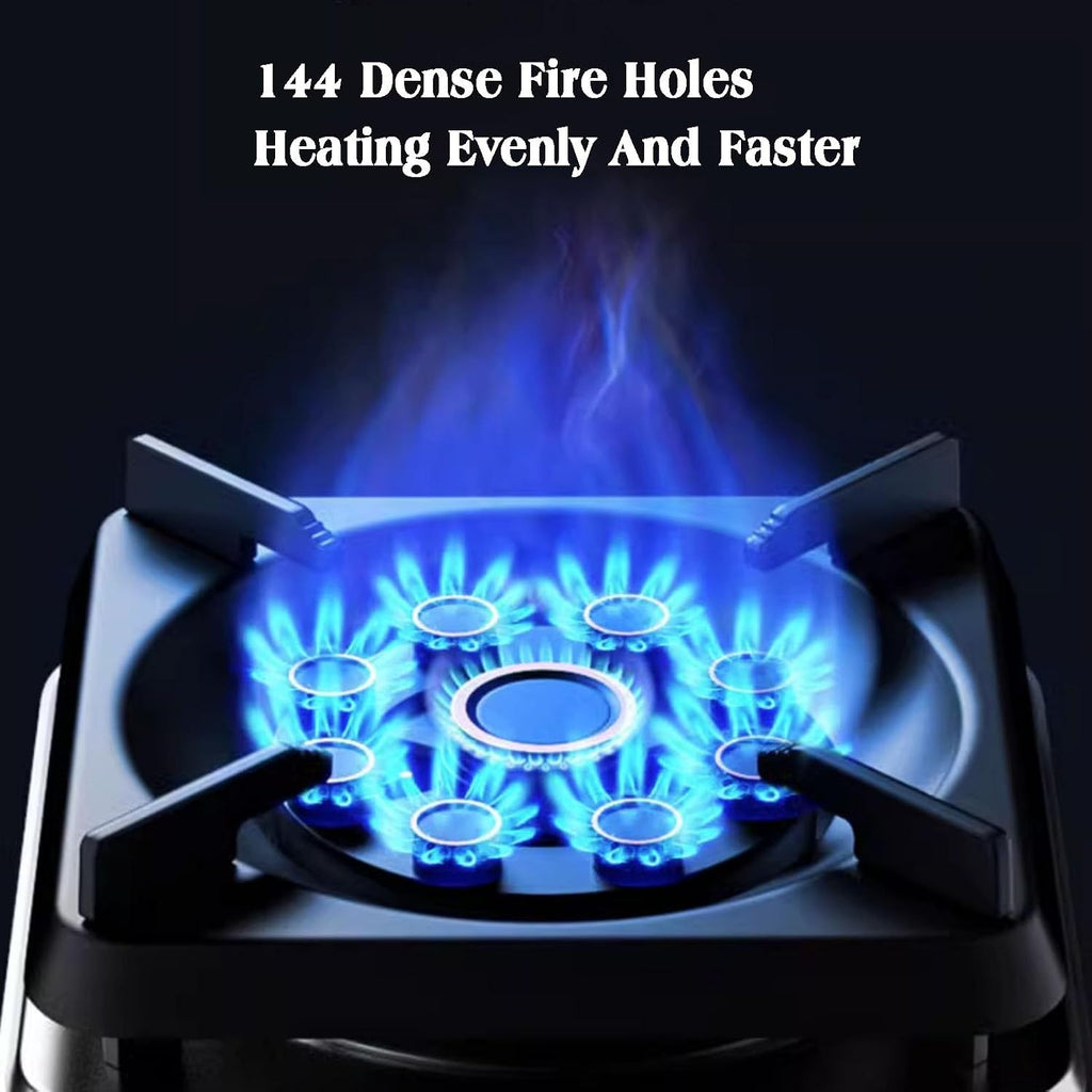 Gas Stove,NG/LPG Convertible,Turn Off the Flame Regularly,with Flameout Protection Tempered Glass Cooktop,Suitable for Apartments,1 Burner (Color : LPG)