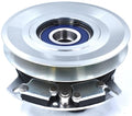High Torque 130ftlbs (OEM 105ftlbs) BIGBearing Solid Steel Billet Pulley Electric PTO Clutch 04678300 OEM Upgrade w/Larger Replaceable Pulley Bearing fits Ariens Gravely Lawn Mower Warner