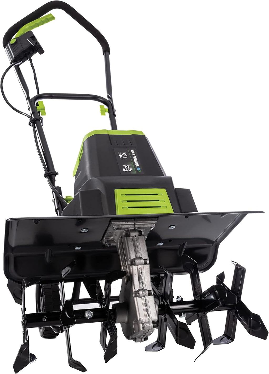 Earthwise Power Tools by ALM TC70018EW 14-Amp 18-Inch Electric Garden Tiller Cultivator, Fixed Tines, Black