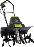 Earthwise Power Tools by ALM TC70018EW 14-Amp 18-Inch Electric Garden Tiller Cultivator, Fixed Tines, Black