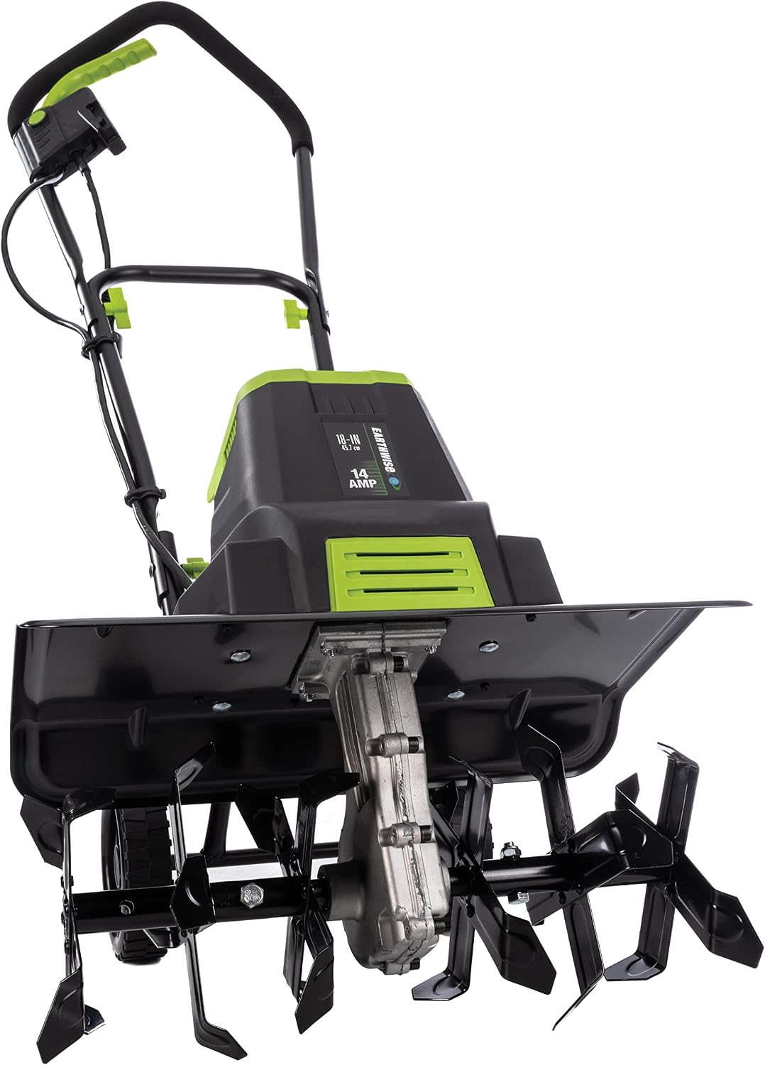 Earthwise Power Tools by ALM TC70018EW 14-Amp 18-Inch Electric Garden Tiller Cultivator, Fixed Tines, Black