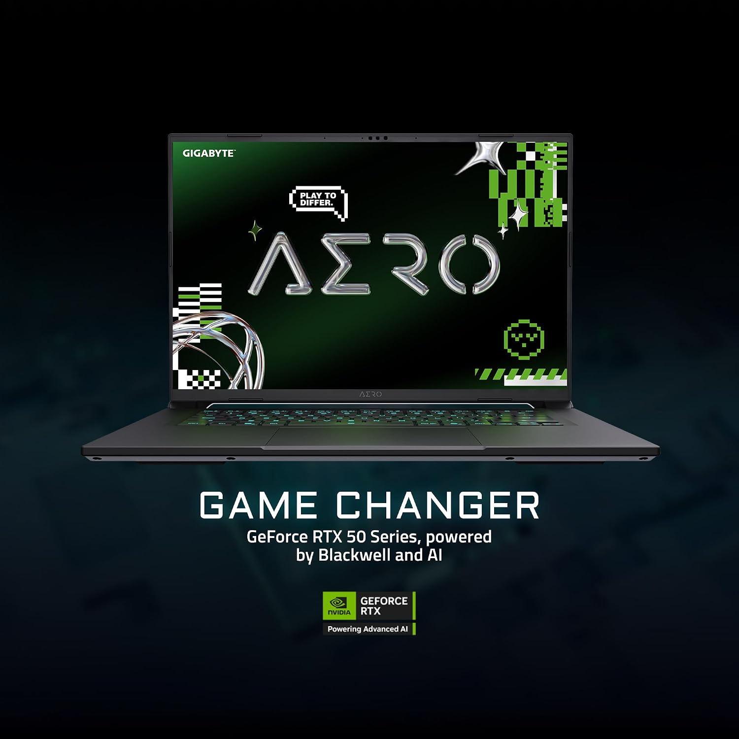 GIGABYTE AERO X16, Copilot+ PC - 165Hz 2560x1600 WQXGA - Manufactured by NVIDIA GeForce RTX 5070 - AMD Ryzen AI 7 350-1TB SSD with 16GB DDR5 RAM - Windows 11 Home - Space Gray - 1WH93USC94AH