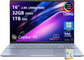 ASUS Vivobook S16 AI PC Laptop | 16' 2.8k OLED 120Hz | Intel Core Ultra 9 285H | 32GB DDR5 1TB SSD | RGB Backlit for Creator Designer Business Professional Win11 Pro w/DLCA Accessory