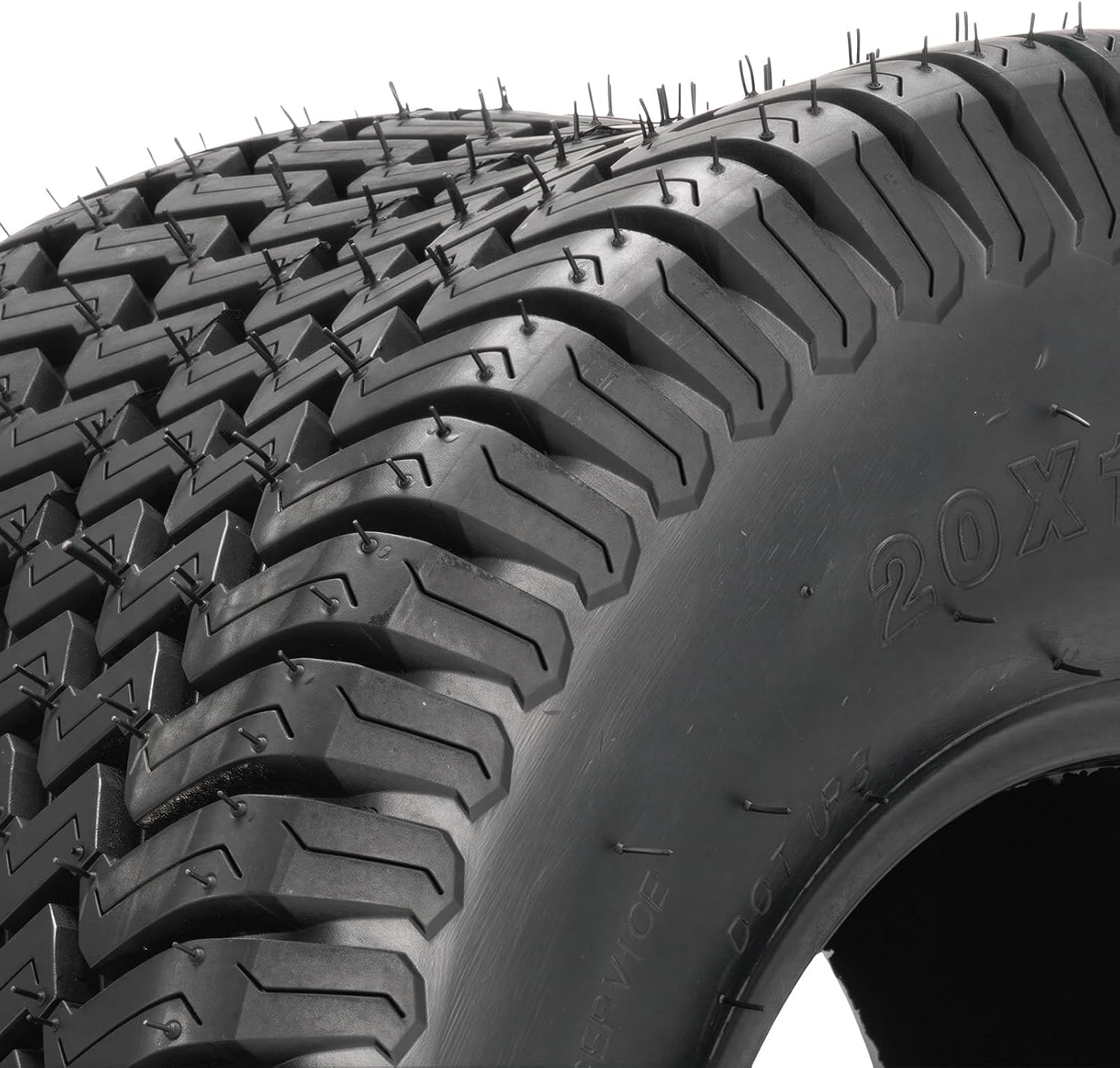 KAX 20x10-8 Lawn Mower Tires,20x10-8 Mud Tires for Off-Road, Golf Carts,4 Ply, 2Pcs,Tubeless Z-160