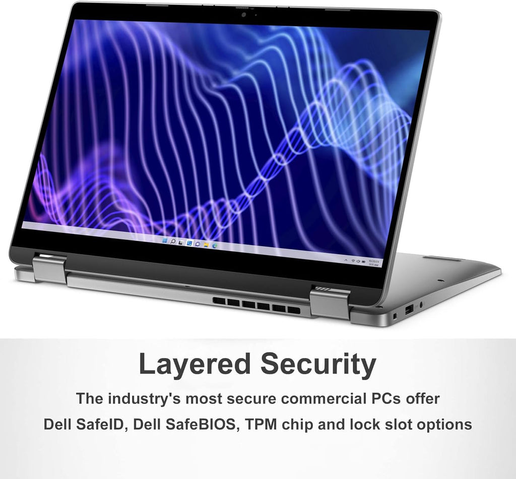Dell Latitude 13 2 in 1 Touchscreen Business Laptop(13' FHD, Intel 10-Core i5-1335U (> i7-1255U), 16GB DDR5 RAM, 512GB SSD, AES Stylus), Backlit KB, 1080p IR Webcam, Wi-Fi 6E, Win 11 Pro w/AI Copilot