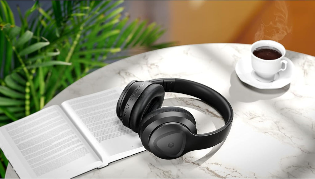 Saramonic SR-BH600 | Wireless Bluetooth 5.0 ANC Noise-Cancelling Over the Ear Headphones with 40mm Drivers and Leather Earpads