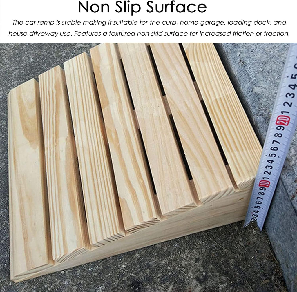 Doorway Uneven Floor Transition Strip, Curb Ramp for Driveway, Door Threshold Ramp Wood/Large Entryway Transition Ramp 3/5/ 6/8/ 4 Inch High, Portable Non Slip Home Slope for Moving ( Size : 90x33x13c
