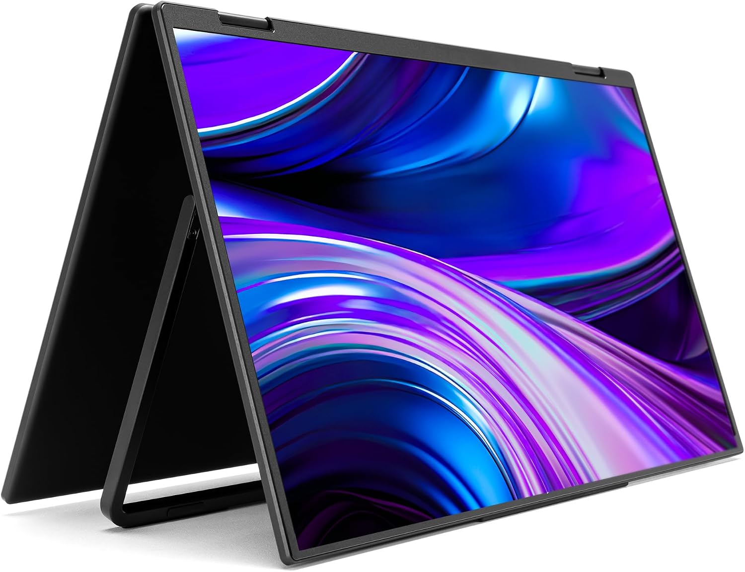 SideTrak Solo Book 15.6' Foldable Dual Screen Portable Monitor - FHD Portable Stacked Monitor, External Display for Laptop, Extender with Stacked Dual Monitors for Mac, PC, and Chromebook