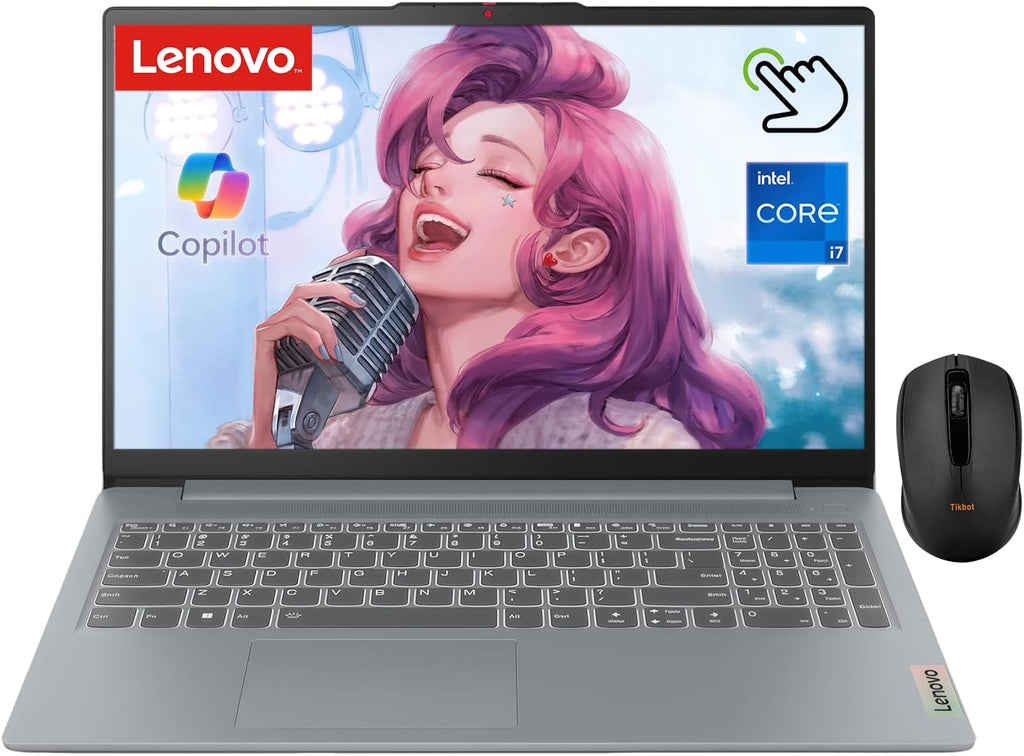 Lenovo IdeaPad Slim 3i Touchscreen Laptop, 15.6' 1080p FHD Display, Intel Core i7, 16GB RAM, 1TB SSD, Fingerprint, Windows 11, w/Mouse (1, TB)