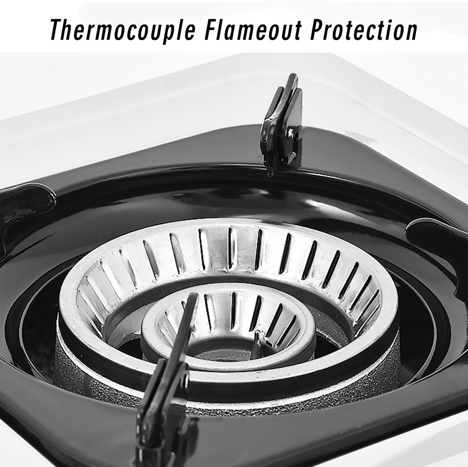 Portable Gas Stove,Cassette Stove,Max 12624.4BTU Single Burner Cassette Stove Piezo-Ceramic Ignition for Home Use Food Stalls and Canteens (Color : NG)