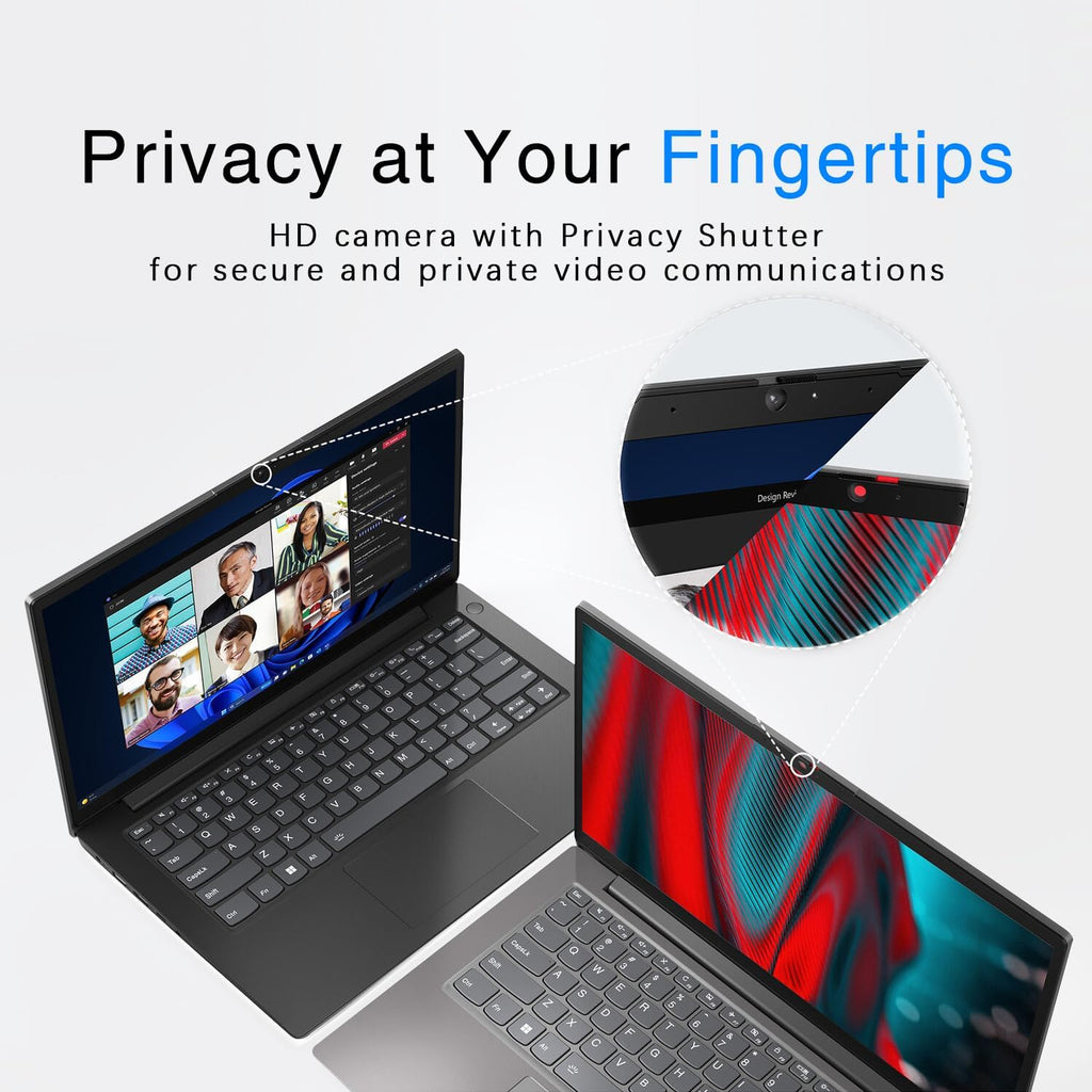Lenovo V15 AI-Powered Business Laptop • Copilot Ready • 32GB RAM • 512GB PCIe SSD • 15.6 FHD Display w/Low-Blue Light • HDMI • Long Battery Life • Intel Processor • Ethernet Port • Win 11 Pro