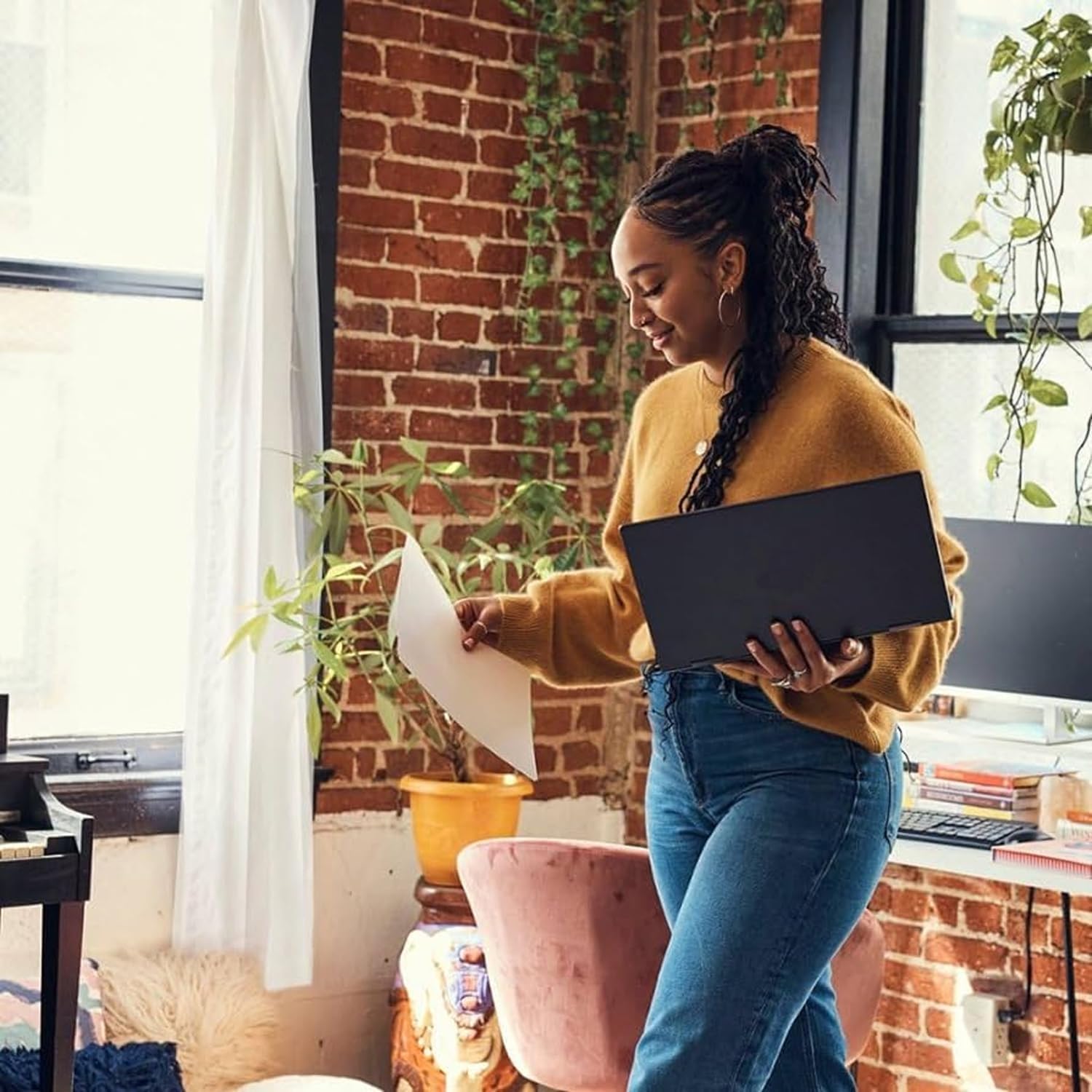 Lenovo V15 Laptop | 32GB RAM | 1TB PCIe SSD | Intel Celeron Processor | Intel UHD Graphics | 15.6' FHD 1080p Anti-Glare Display | Ethernet Port RJ-45 | Windows 11 Pro (Renewed)