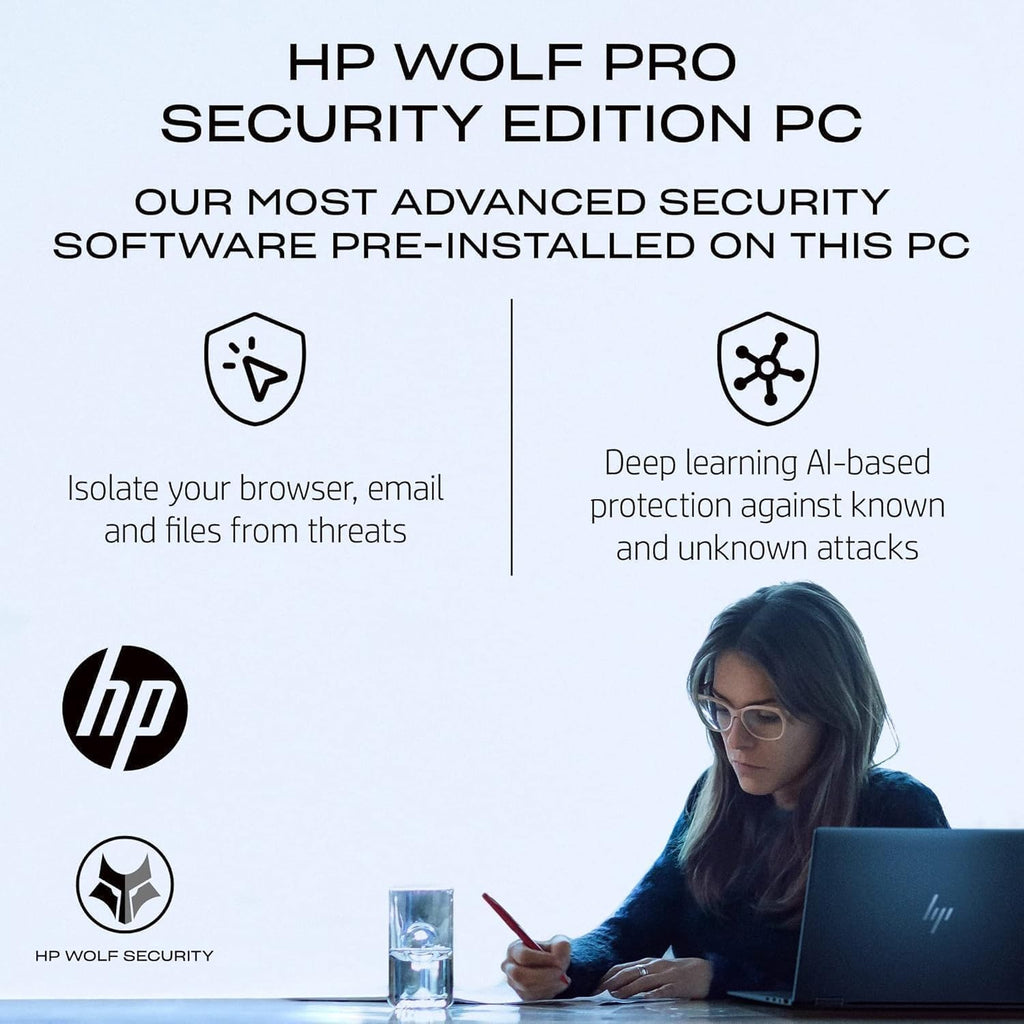 HP Probook G8 14' FHD Business Laptop, 32GB RAM 1TB SSD AMD Ryzen 5 5600U, Computer for College Students and Study-Home with Backlit Keyboard Webcam Wi-Fi HDMI Wolf Security Win 11, W/Accessory