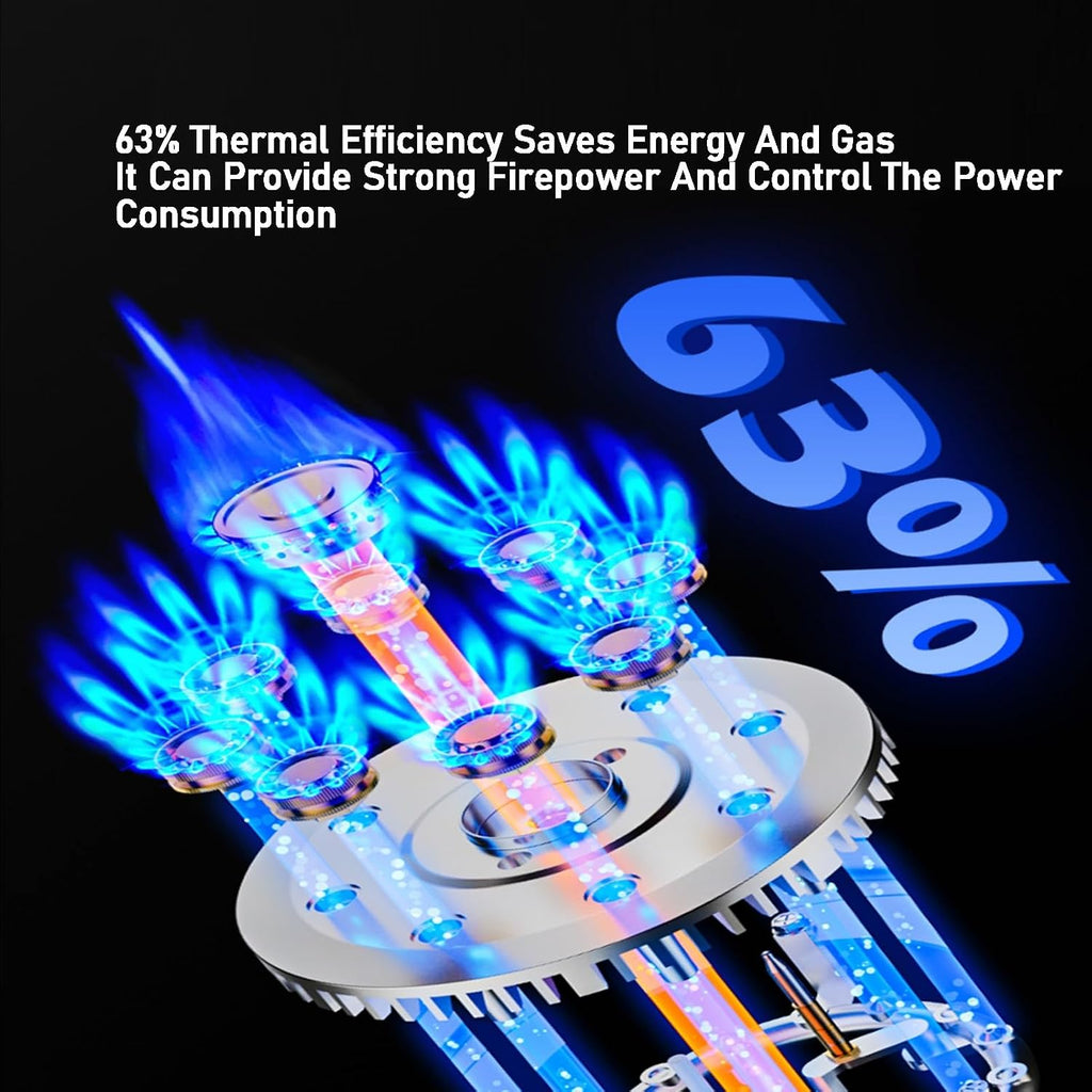 Portable Gas Stove,2 Burner Stainless Steel Cooktop,Square Stove Frame Pure Copper Fire Cover,LPG/NG Dual-purpose 5.2KW,for Home Outdoor Cooking(LPG)