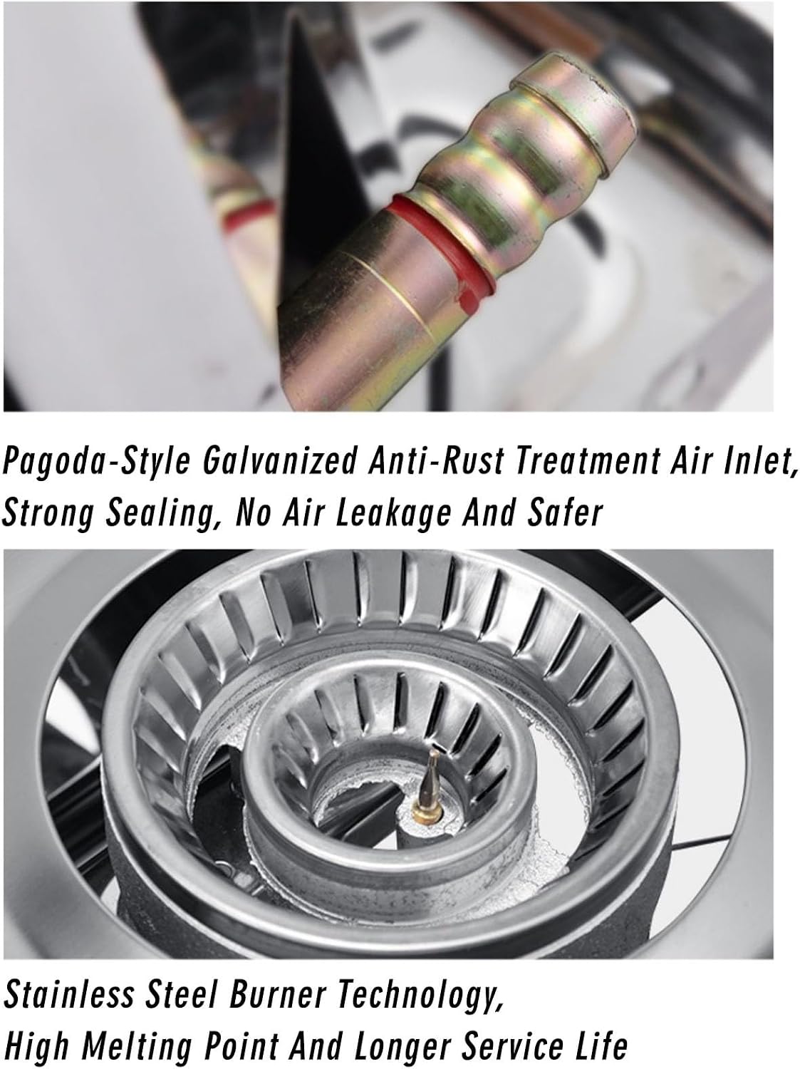 Portable Gas Stove,Cassette Stove,Max 13648BTU Single Burner Cassette Stove Piezo-Ceramic Ignition for Home Use Food Stalls and Canteens (Color : LPG)