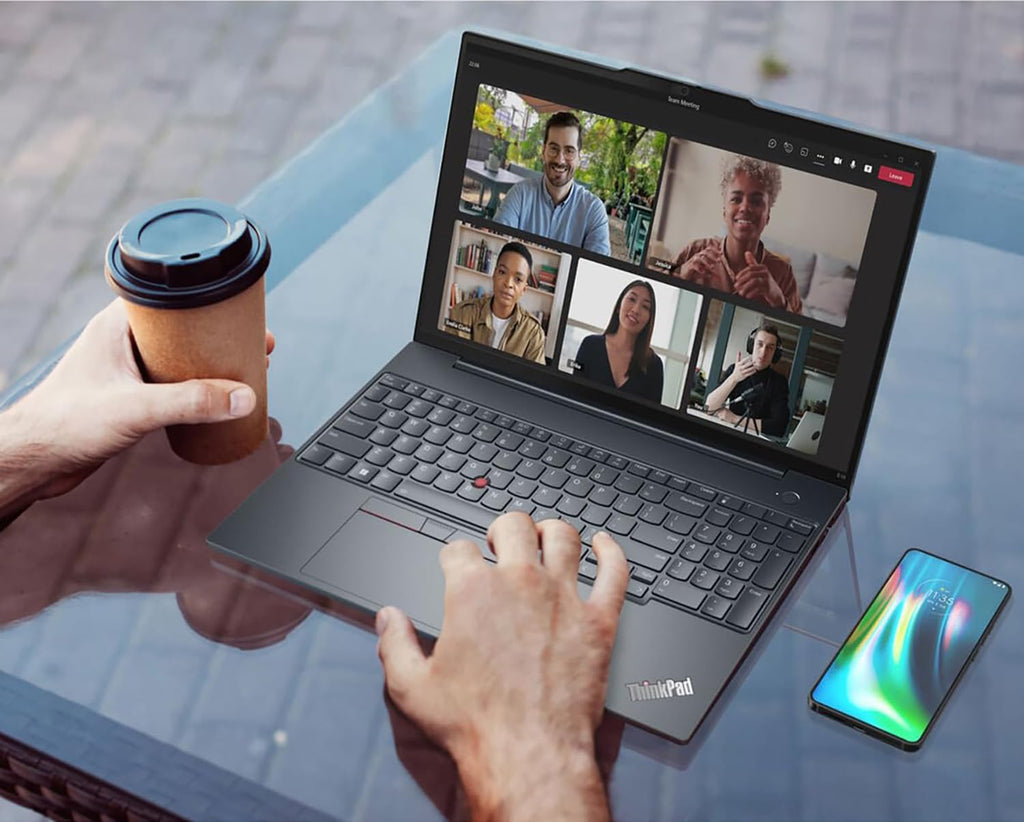 Lenovo ThinkPad E16 16 WUXGA Laptop Computer, 32GB DDR5 RAM, 2TB PCIe SSD, AMD Octa-Core Ryzen 7 7735HS, WiFi 6E, Backlit KB, Fingerprint, Win 11 Pro