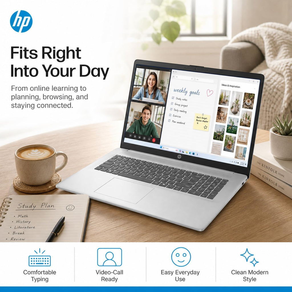 HP New Business Laptop with Microsoft Office, Intel Core i5-1235U 10-core Processor, 15.6' FHD LED Display, 16GB RAM, 1TB SSD, Ultra Quiet Design, SD Card Reader, Wi-Fi 6, Windows 11 Pro, WOWPC USB