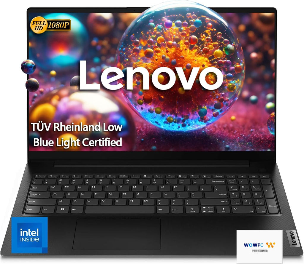 Lenovo V15 Laptop | 32GB RAM | 1TB PCIe SSD | Intel Celeron Processor | Intel UHD Graphics | 15.6' FHD 1080p Anti-Glare Display | Ethernet Port RJ-45 | Windows 11 Pro (Renewed)