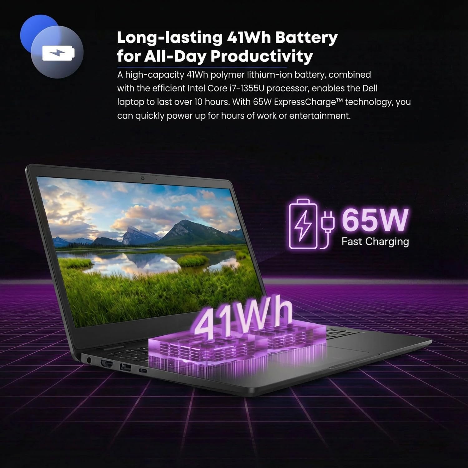 Dell 15.6' FHD Touchscreen Laptop, Intel Core i7-1355U, 16GB RAM, 1TB SSD, Wi-Fi 6 & Bluetooth, Copilot Ai, Windows 11, School, Business & Productivity, WOWPC Recovery USB