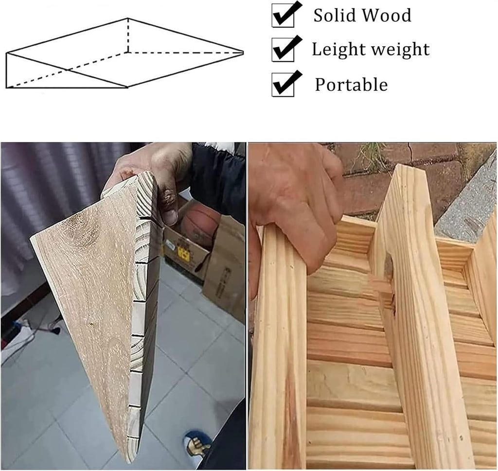 Ramps Threshold Ramp, 3/4/5/6/7inch Rise Wheelchair Ramps for Doorways/Front Door/Garage, Non-Slip Entry Threshold Ramp for Walkers/Motorcycle/Disabled(12.1x11.8x3.5in) (One Color 13.3x11.8x5.1in)