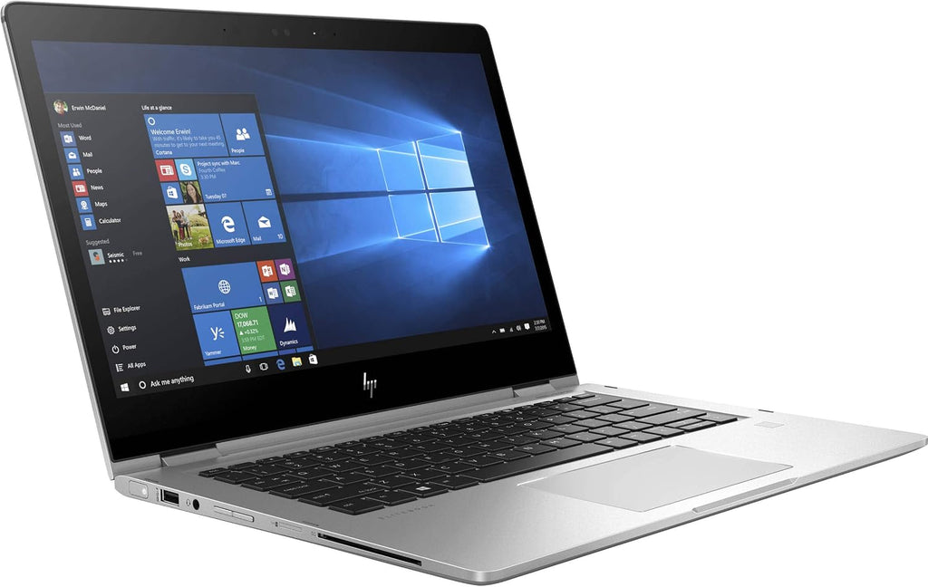 HP Elitebook X360 1030 G2 13.3' Flip Design Notebook, Windows, Intel Core i5 2.6 GHz, 8 GB RAM, 256 GB SSD , Silver (1BS97UT#ABA) (Renewed)