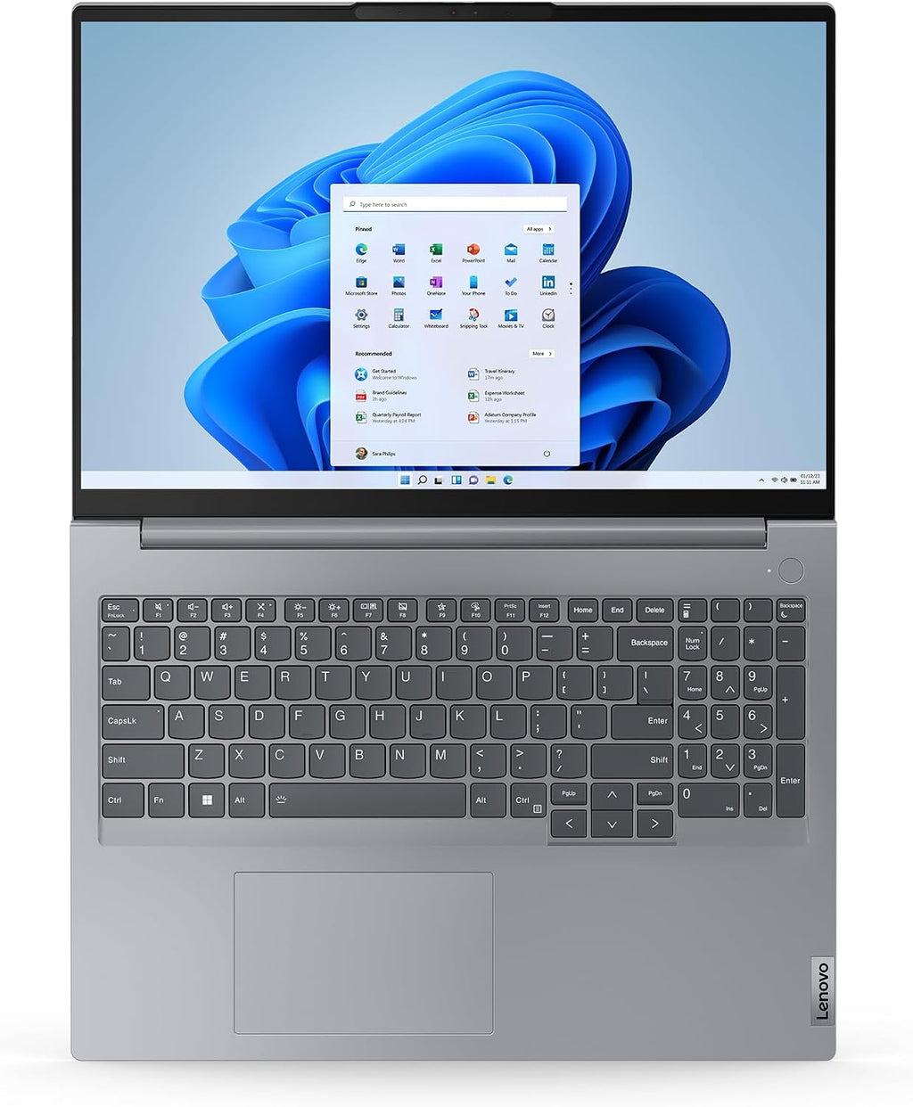 Lenovo 16' FHD+ Touchscreen Laptop Computers for Home Business Student, Intel 8-Core i5-13420H (Beat i7-1355U), 32GB DDR5 RAM, 1TB SSD, Thunderbolt 4, Ethernet, Wi-Fi 6, Webcam, Win 11 Pro, Grey