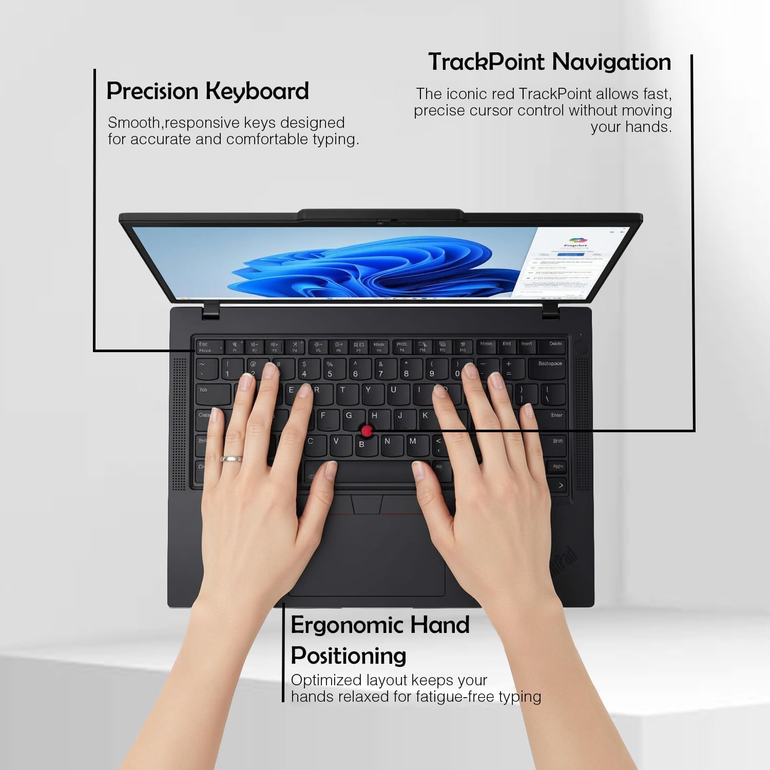 Lenovo ThinkPad T14 Gen 5 AI Business Laptop 14.0' IPS FHD+ (Intel Core Ultra 7 155U(>i7-13700H), 32GB DDR5, 512GB SSD, Copilot, Backlit KB, Fingerprint, 2 Thunderbolt 4, 5MP Webcam, DKZ Hub, Win11P)