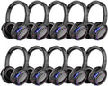 Factory Sell Silent Disco led Headphone Complete System (20 led Headphone + 2 trasmitter)