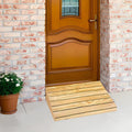 Floor Transition Strip Walkers Entry Ramp, Shower Ramps for Seniors, Entryway Ramp for Wheelchair Walker Vehicle Scooter, Outdoor Curb Ramp Door Threshold Ramp Wood, Home Portable Non Slip Slope ( Siz