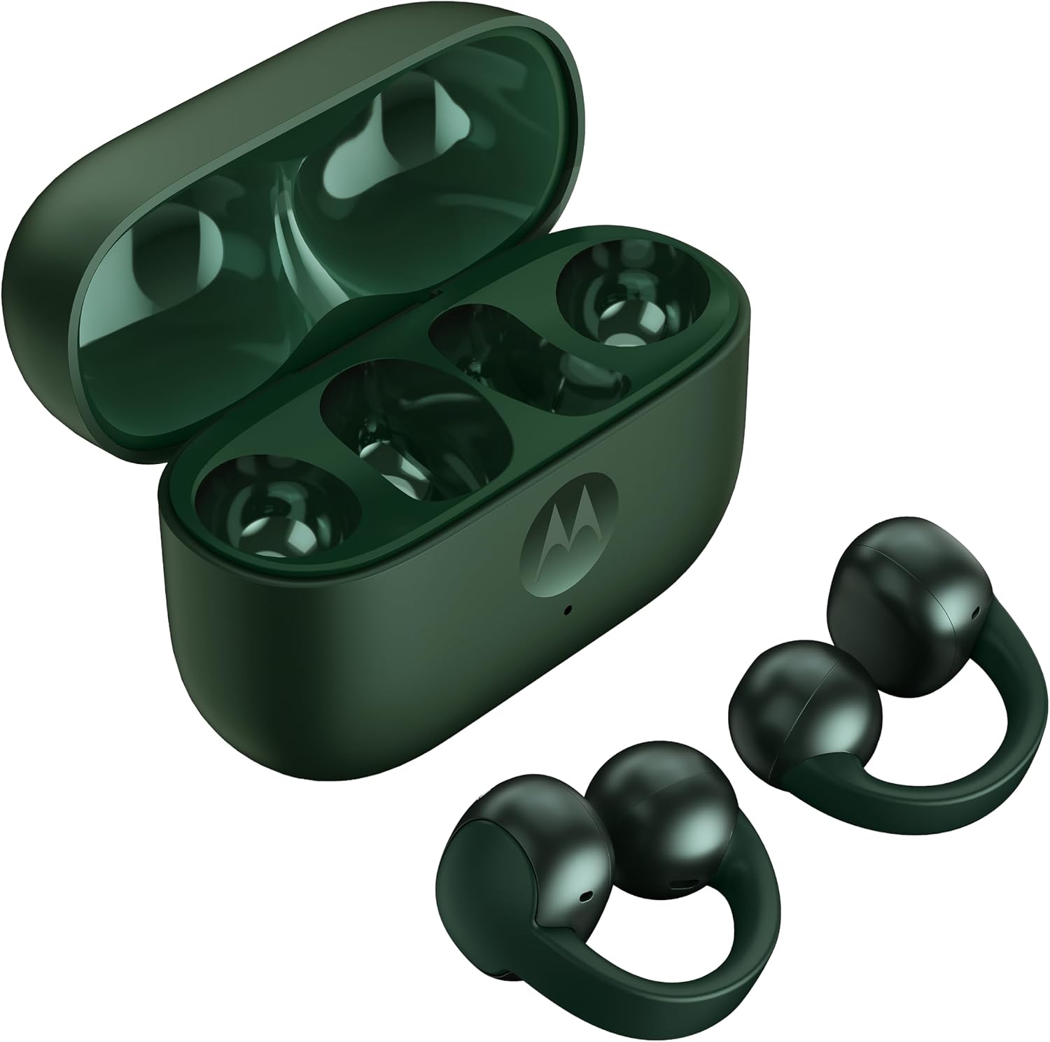 Motorola Moto Buds Loop with Sound by Bose - Pantone Trekking Green