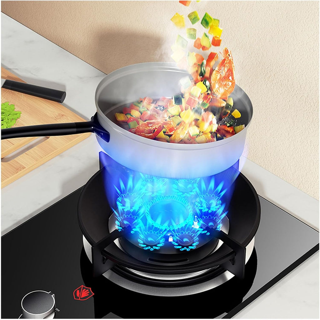 Propane Gas Stove,Tempered Glass Single Burner Propane Stove,Desktop Propane Gas Stove,Max 15354BTU Suitable for Kitchens, Apartments (Color : LPG, Size : Style 2)