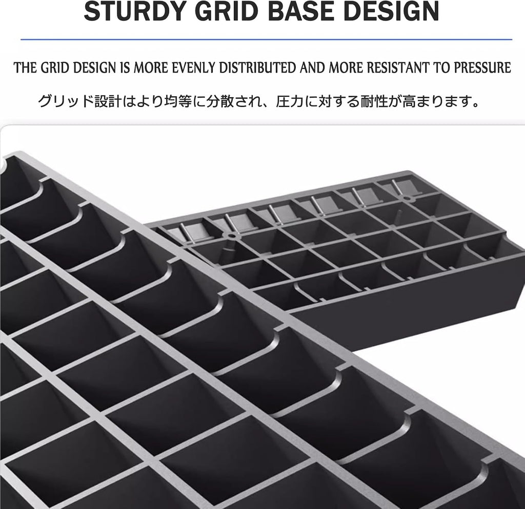 Heavy Duty Threshold Ramps，Heigh Door StepRamp ，Curb Ramp for Cars，Screw Fixation, Stable Load-Bearing, Non-Slip Texture, Suitable for Multiple Scenarios(100 * 30 * 13cm/39.4 * 11.8 * 5.1in)