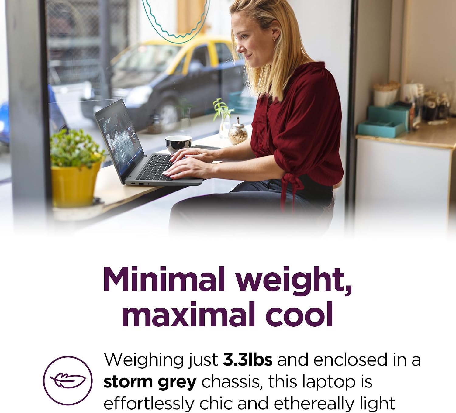 Lenovo IdeaPad Slim 3i Chromebook Plus - 2024 - Lightweight Laptop - Waves MaxxAudio® - 14' FHD Display - HD 1080p Camera - 8GB Memory - 256GB Storage - Intel® Core™ i3-N305 - Storm Grey