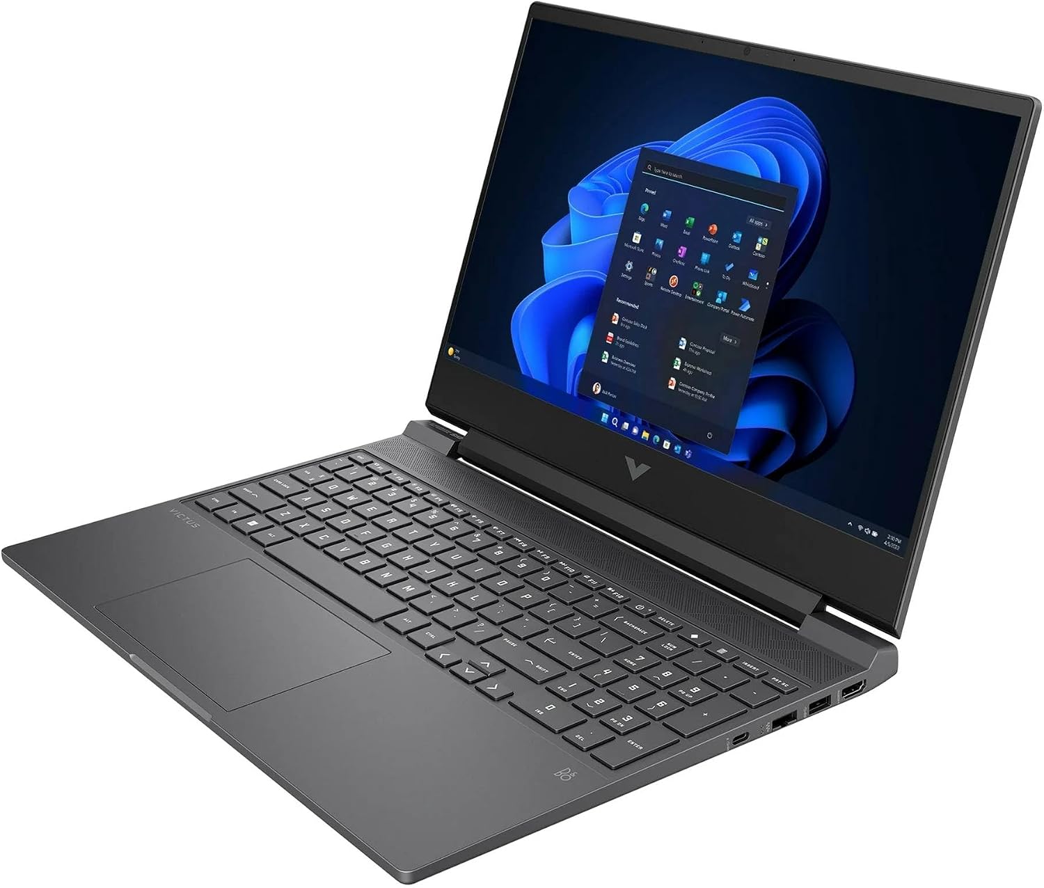 HP Victus 15.6-inch Gaming Laptop - Intel Core i5-13420H(Up to 4.60 GHz), 15.6' FHD 144Hz Display, GeForce RTX 4050, Windows 11 Pro & Office Lifetime, 64 GB RAM, 2 TB SSD, Wi-Fi 6