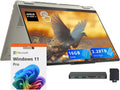 Lenovo Yoga 7 2-in-1 16' 2K Touchscreen Copilot+ PC Laptop, AMD Ryzen AI 7 350, 16GB LPDDR5X, 2.28TB Storage(2TB SSD+288GB Docking Station), Backlit Keyboard, Fingerprint, WiFi 7, Win 11 Pro, Seashell