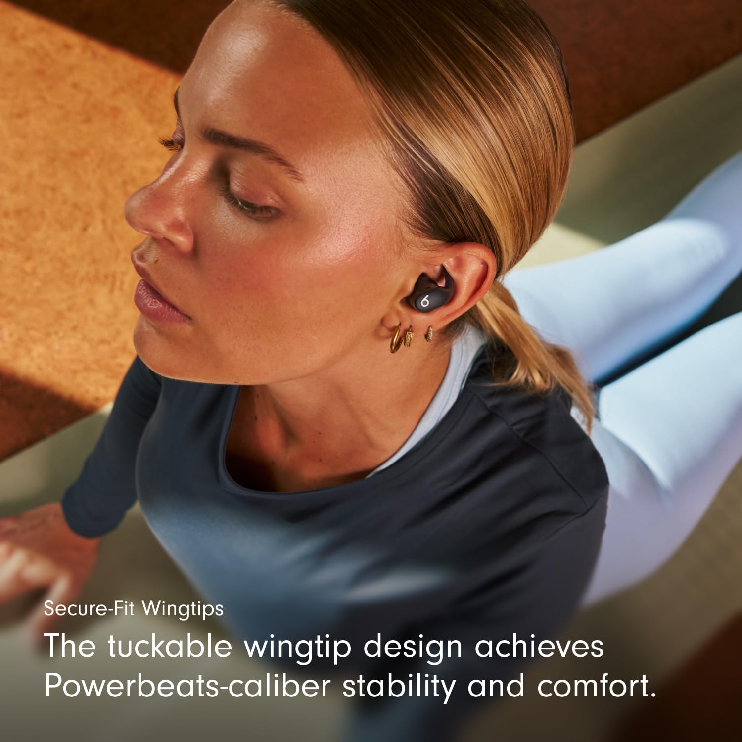 Beats Powerbeats Fit - Wireless Noise Cancelling Workout Earbuds with Secure-Fit Wingtips, Up to 30-Hour Battery Life, Sweat & Water Resistant, Apple & Android Compatible - Jet Black