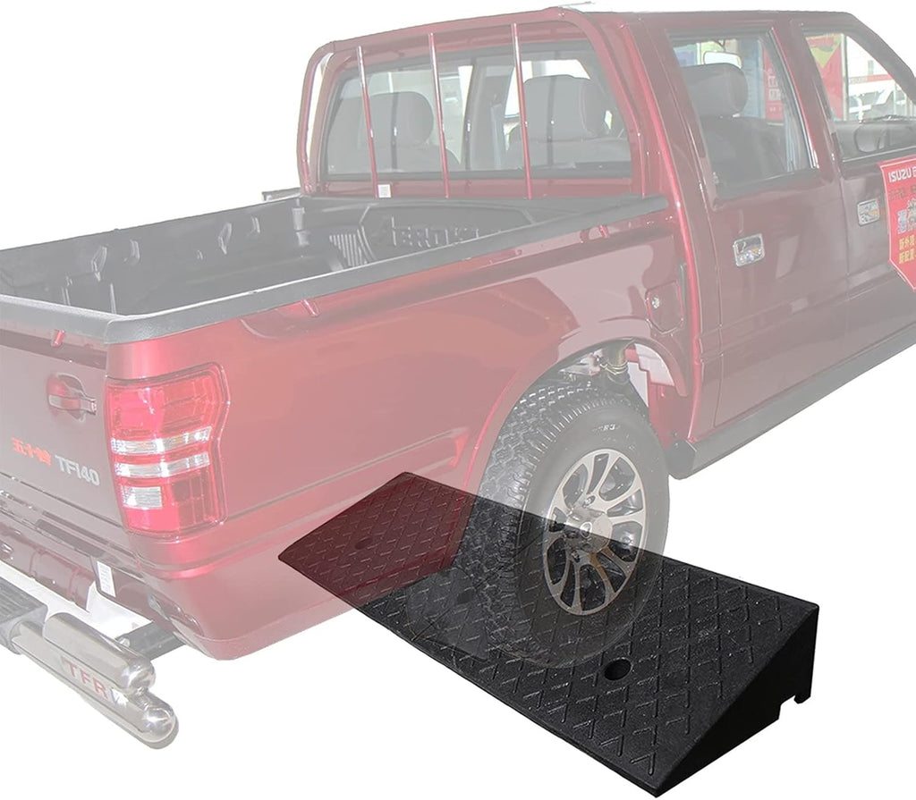 Rv Vehicle Curb Ramp 1.5inch / 2inch / 3inch / 4inch Rise, Entry Handicap Steps Heavy Duty Threshold Ramps, for Truck Lawn Mower Motorcycle (Size : 5cm/2in)