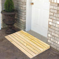 Threshold Ramp, 3 4 5 6 7 8 Inch Rise Wooden Threshold Ramps for Doorways, Non Slip Durable Entry Ramp for Indoor Outdoor Home Step/Sheds Doors