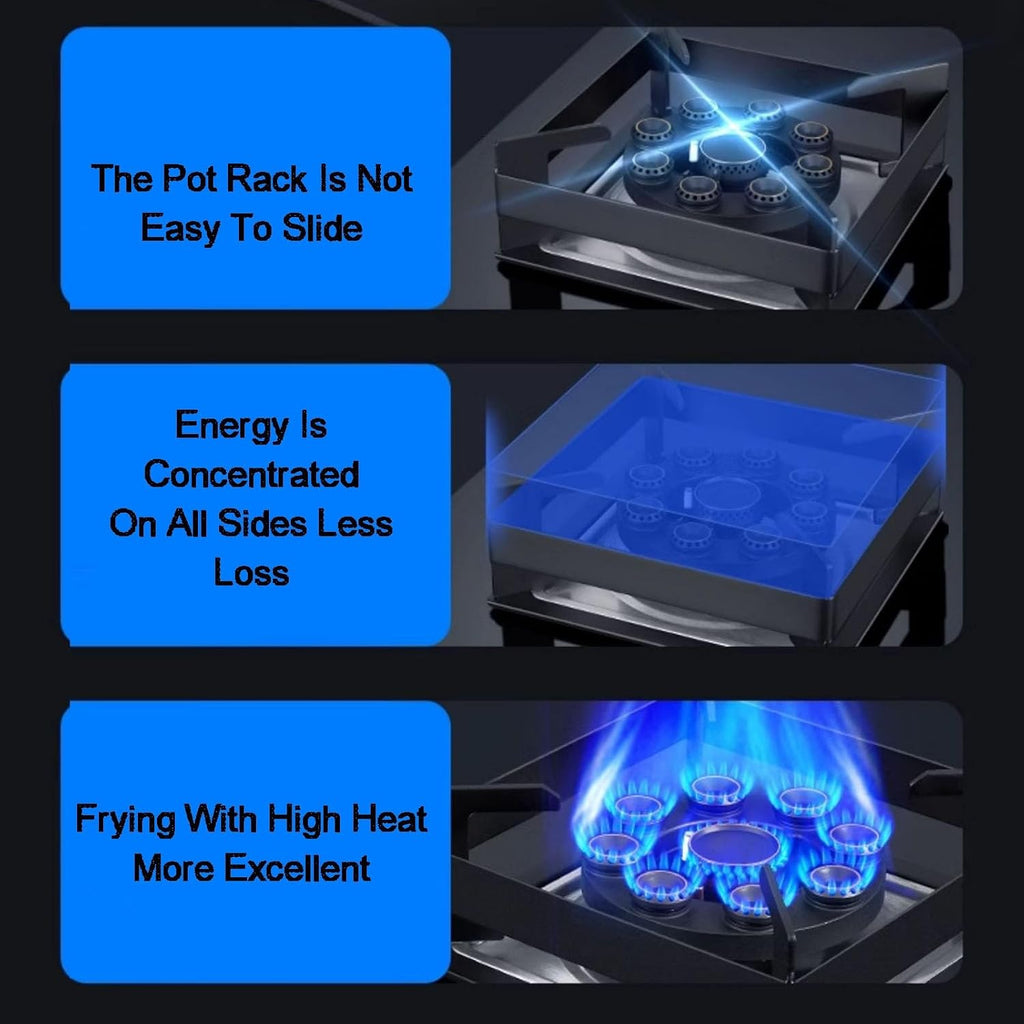 Gas Stove 1 Burner, Propane Cooktop,Portable Gas Cooktop with Thermocouple Protection,Lpg/Ng for Apartments(NG)
