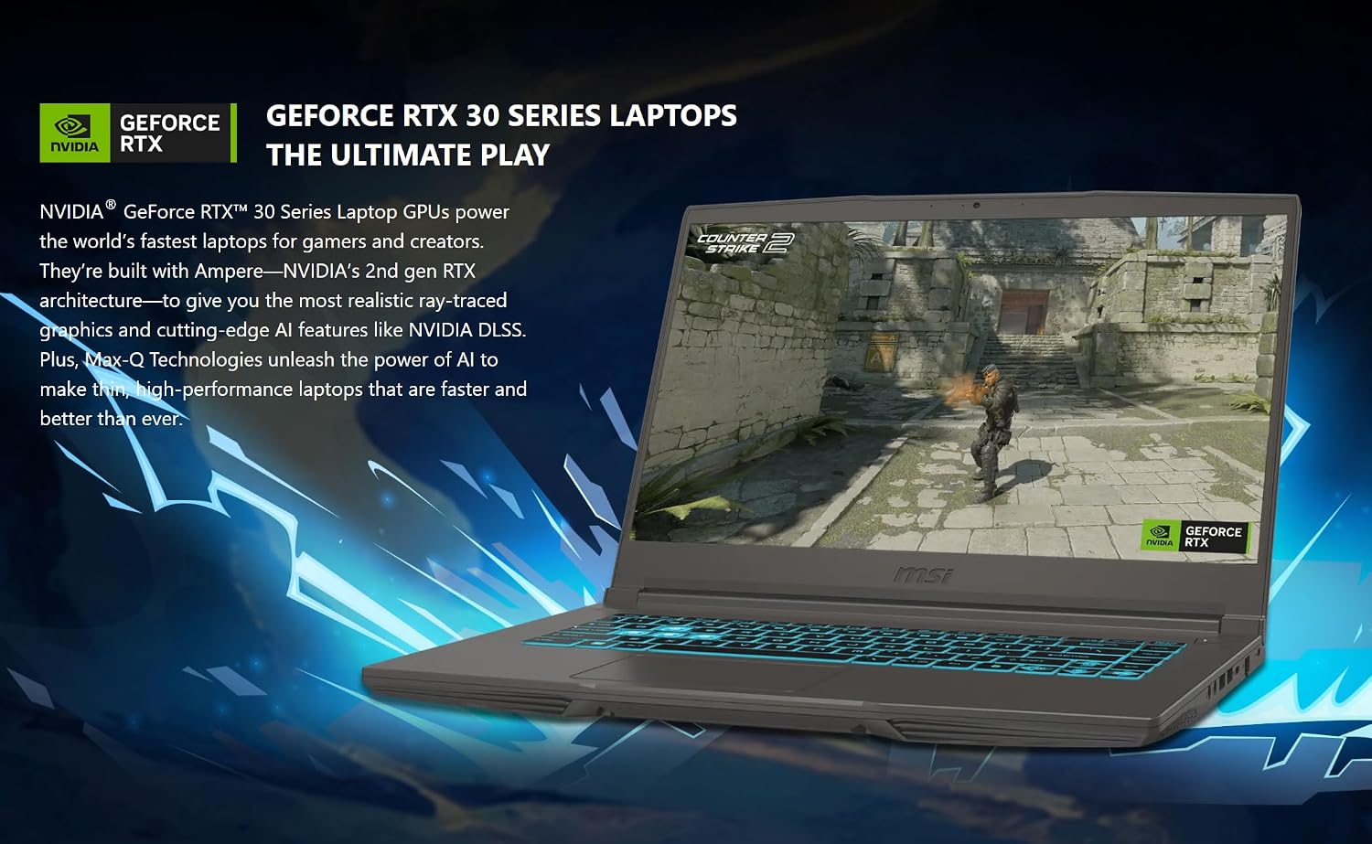 msi Thin 15.6 inch FHD 144Hz Gaming Laptop-Intel Core i5-13420H-NVIDIA GeForce RTX 3050 -Window 11 Pro-W/Mouse pad (64GB RAM | 2TB PCIe SSD)