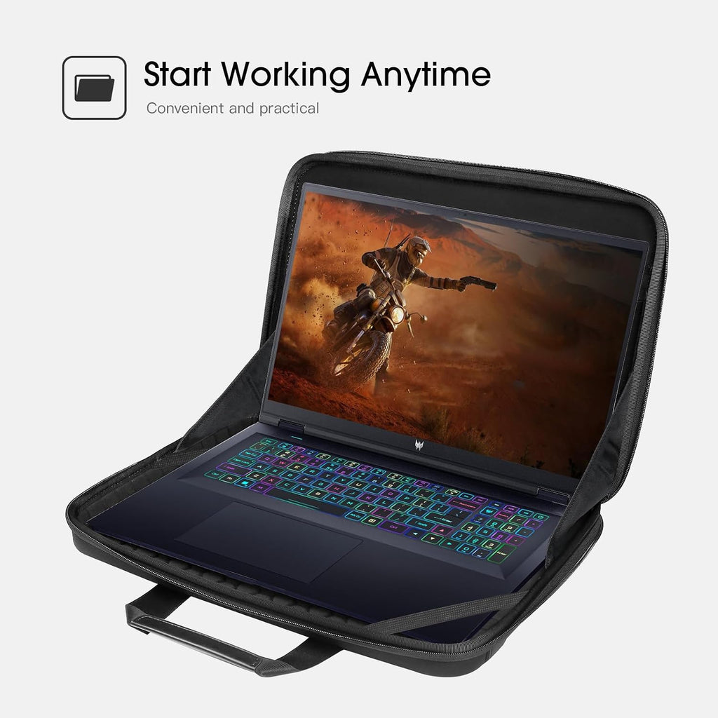 Smatree Hard Laptop Case for 18 inch Alienware 18 Area-51/M17, for 18 inch ASUS ROG Strix G18/SCAR 18 2025/2024, for Acer Predator Helios 18/Neo 18, MSI GT75 Titan/Lenovo Legion/Acer Predator Triton