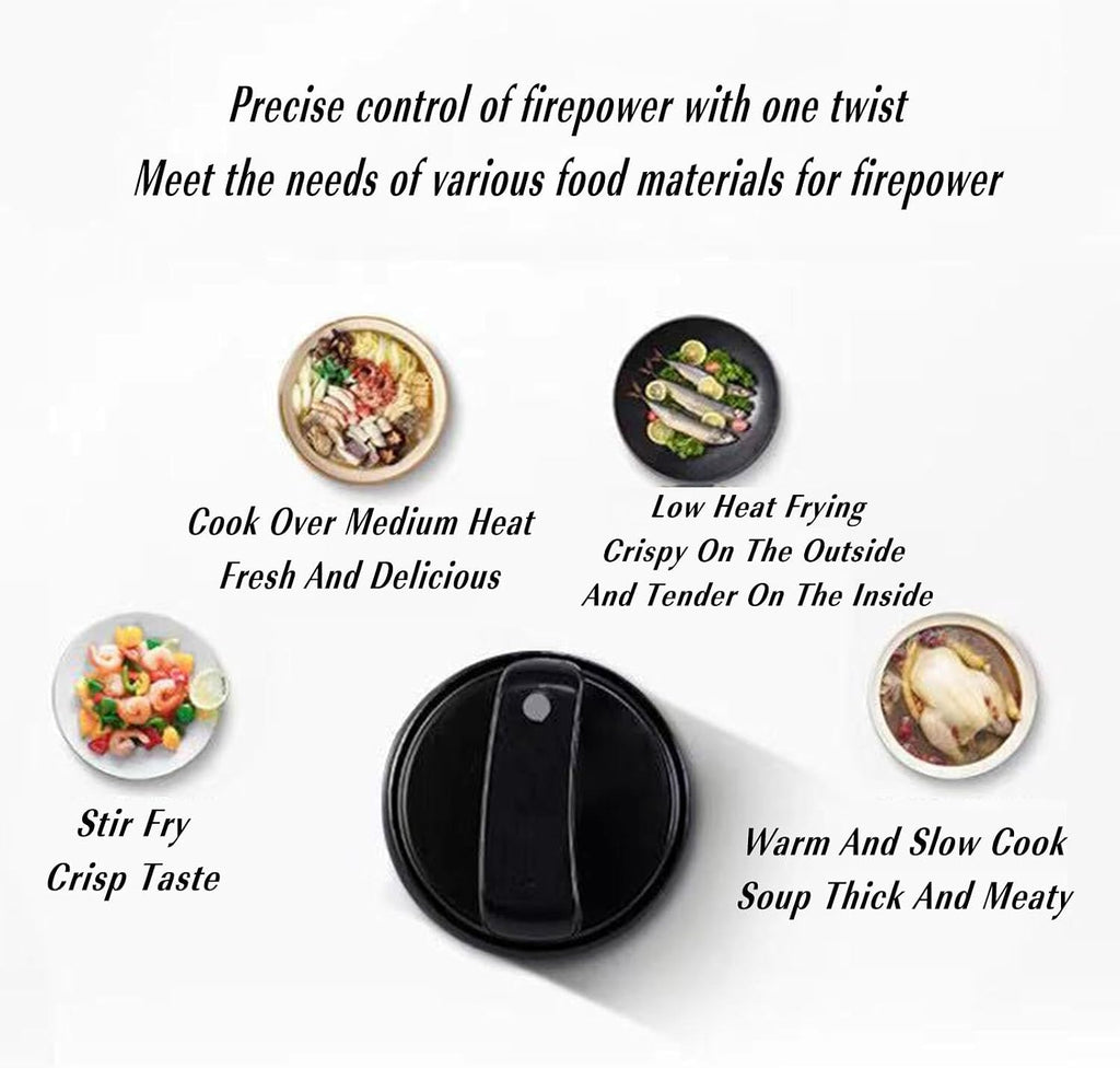 Portable Gas Stove,Cassette Stove,Max 17742.4BTU Single Burner Cassette Stove Piezo-Ceramic Ignition for Home Use Food Stalls and Canteens