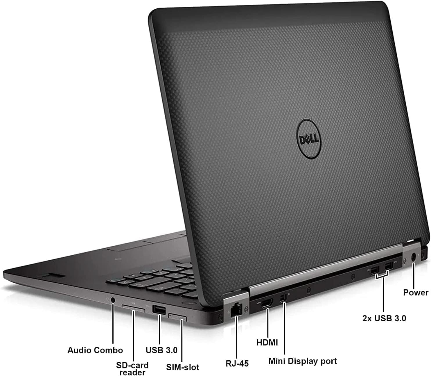 Dell Latitude E7470 14-Inch Display Laptop, Intel Core i7-6600U, 16GB RAM, 256GB SSD, Camera, Windows 11 Pro (Renewed)